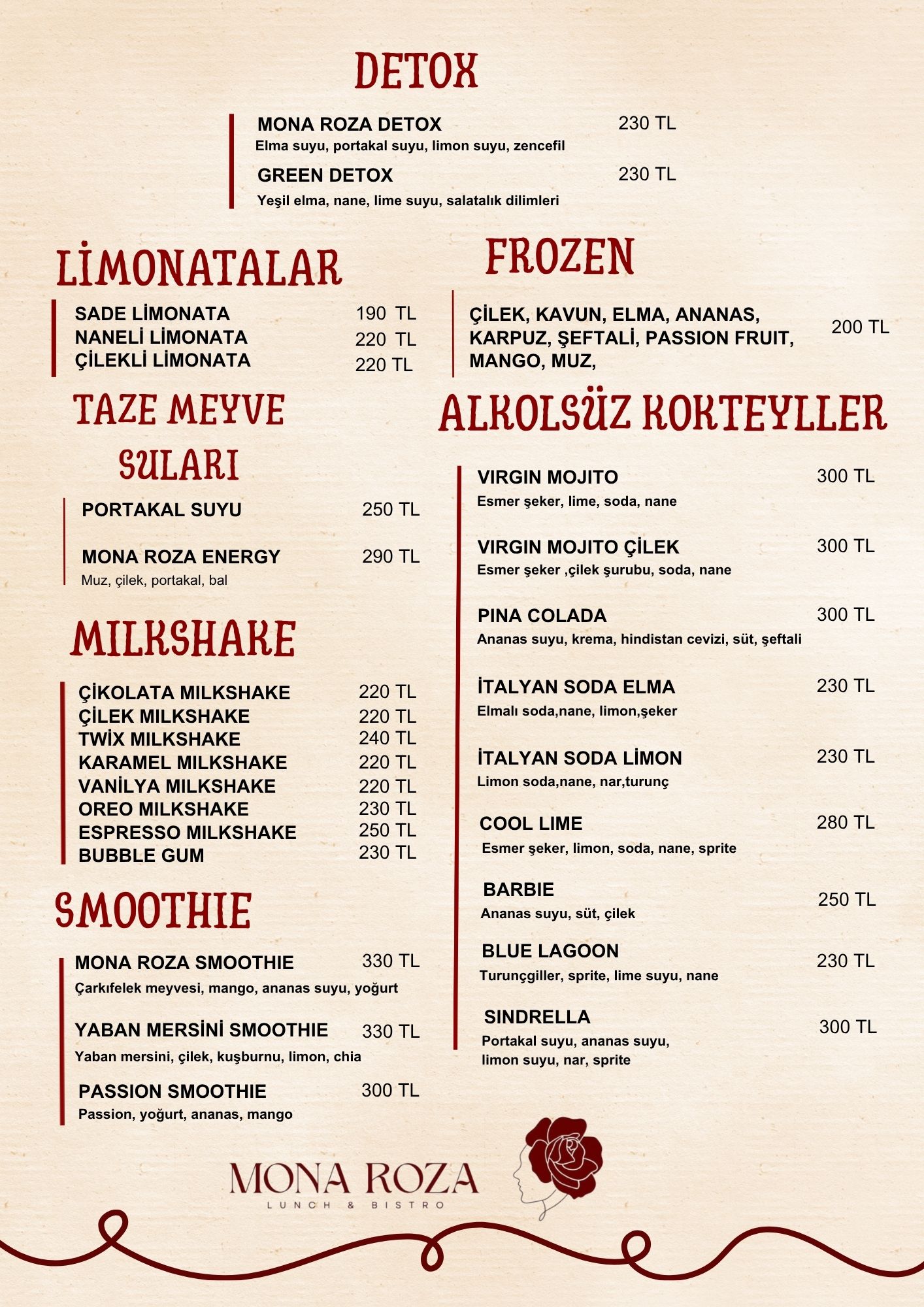 Menu 9